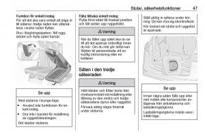 Opel-Zafira-C-Tourer-instruktionsbok page 49 min