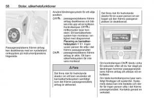 Opel-Zafira-C-Tourer-instruktionsbok page 60 min