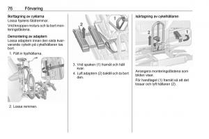 Opel-Zafira-C-Tourer-instruktionsbok page 78 min