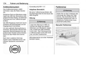 Opel-Zafira-C-FL-Handbuch page 176 min