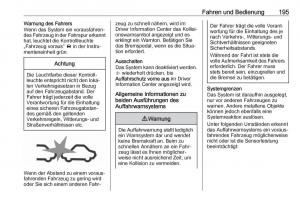 Opel-Zafira-C-FL-Handbuch page 197 min