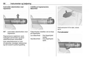 Opel-Zafira-C-FL-Bilens-instruktionsbog page 100 min