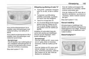 Opel-Zafira-C-FL-Bilens-instruktionsbog page 147 min