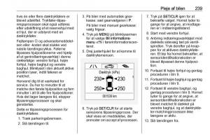 Opel-Zafira-C-FL-Bilens-instruktionsbog page 241 min