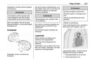 Opel-Zafira-C-FL-Bilens-instruktionsbog page 243 min