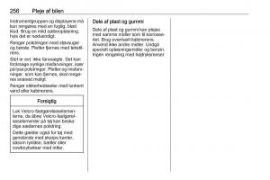 Opel-Zafira-C-FL-Bilens-instruktionsbog page 258 min
