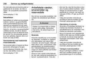 Opel-Zafira-C-FL-Bilens-instruktionsbog page 260 min