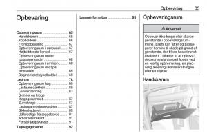 Opel-Zafira-C-FL-Bilens-instruktionsbog page 67 min