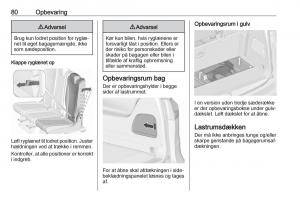 Opel-Zafira-C-FL-Bilens-instruktionsbog page 82 min