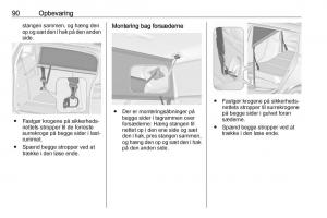 Opel-Zafira-C-FL-Bilens-instruktionsbog page 92 min