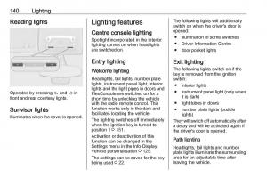 Opel-Zafira-C-FL-owners-manual page 142 min