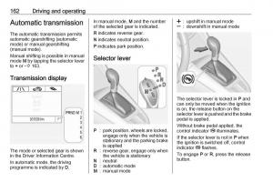 Opel-Zafira-C-FL-owners-manual page 164 min