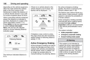 Opel-Zafira-C-FL-owners-manual page 188 min