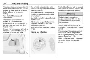 Opel-Zafira-C-FL-owners-manual page 206 min