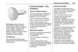 Opel-Zafira-C-FL-owners-manual page 209 min