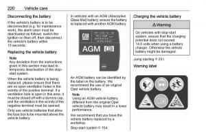 Opel-Zafira-C-FL-owners-manual page 222 min