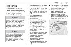 Opel-Zafira-C-FL-owners-manual page 253 min