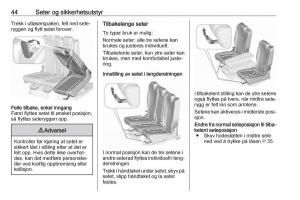 manual--Opel-Zafira-C-FL-bruksanvisningen page 46 min