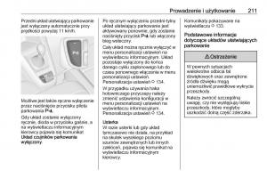 manual--Opel-Zafira-C-FL-instrukcja page 213 min