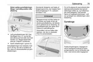 Opel-Insignia-A-Bilens-instruktionsbog page 77 min