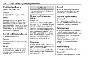 Opel-Insignia-A-bruksanvisningen page 106 min