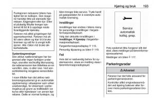 Opel-Insignia-A-bruksanvisningen page 195 min