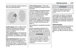 Opel-Insignia-A-bruksanvisningen page 217 min