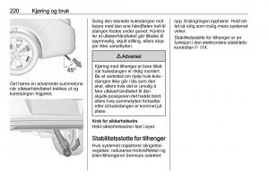 Opel-Insignia-A-bruksanvisningen page 222 min