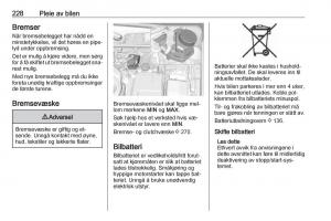 Opel-Insignia-A-bruksanvisningen page 230 min