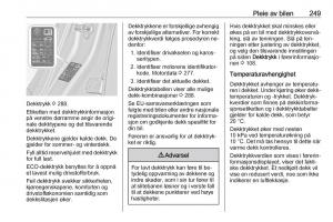 Opel-Insignia-A-bruksanvisningen page 251 min