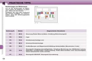 Peugeot-307-CC-Handbuch page 122 min