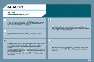 Peugeot-207-owners-manual page 204 min