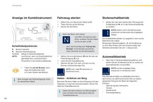 Peugeot-2008-Handbuch page 86 min