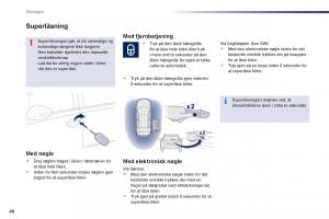 Peugeot-508-Bilens-instruktionsbog page 50 min