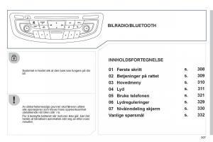 Peugeot-508-bruksanvisningen page 309 min