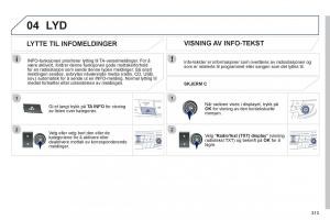 Peugeot-508-bruksanvisningen page 315 min