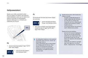 Peugeot-508-instruktionsbok page 144 min