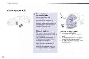 Peugeot-508-instruktionsbok page 192 min