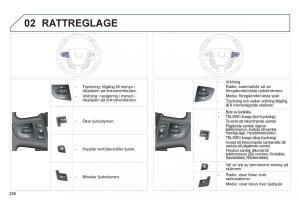 Peugeot-508-instruktionsbok page 258 min