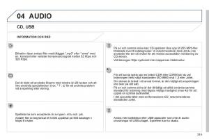 Peugeot-508-instruktionsbok page 317 min