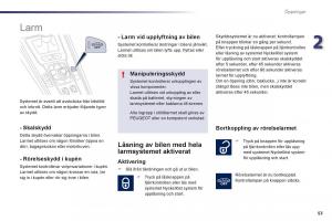 Peugeot-508-instruktionsbok page 55 min