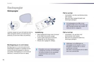 Peugeot-508-instruktionsbok page 76 min