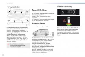 Peugeot-Traveller-Handbuch page 254 min