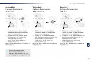 Peugeot-Traveller-Handbuch page 303 min