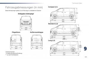 Peugeot-Traveller-Handbuch page 325 min