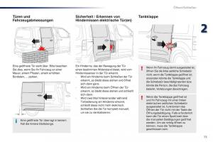 Peugeot-Traveller-Handbuch page 75 min