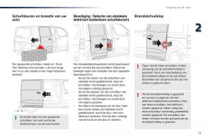 Peugeot-Traveller-handleiding page 75 min