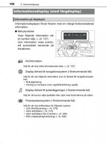 Toyota-C-HR-instruktionsbok page 106 min