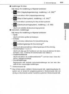 Toyota-C-HR-instruktionsbok page 111 min