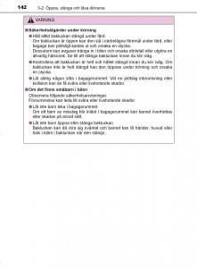 Toyota-C-HR-instruktionsbok page 142 min